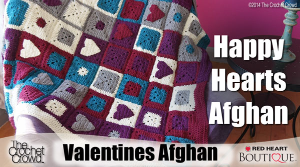 Happy Hearts Afghan